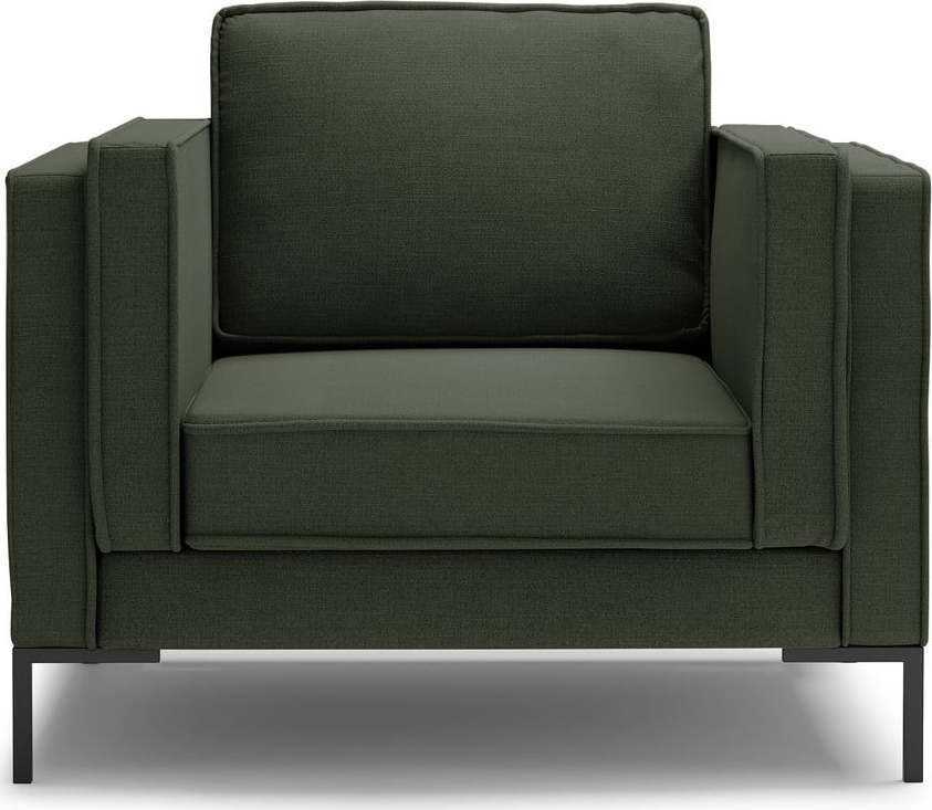 Tmavě zelené křeslo Milo Casa Attilio Milo Casa