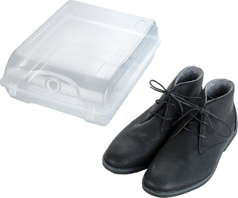Transparentní úložný box na boty Wenko Smart
