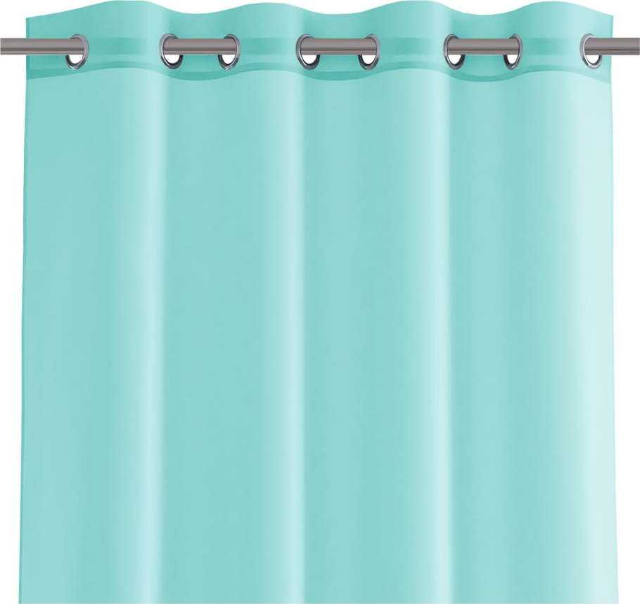 Tyrkysový závěs AmeliaHome Voile Eyelets