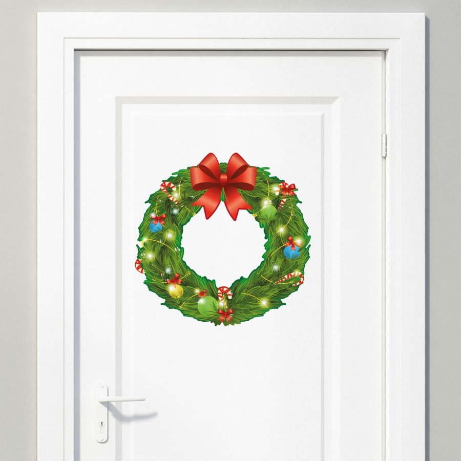 Vánoční samolepka Ambiance Christmas Crown Ambiance