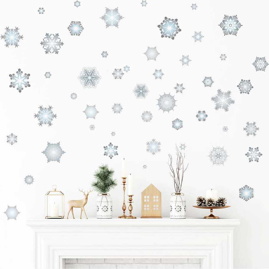 Vánoční samolepka Ambiance Snowflakes Ambiance