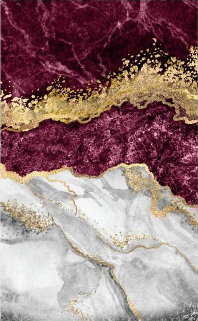 Vínový koberec běhoun 200x80 cm Gold - Rizzoli Rizzoli