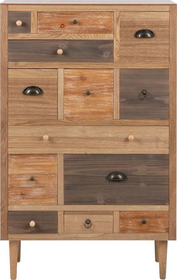 Vysoká komoda v dekoru jasanu 70x114 cm Thais - Actona Actona