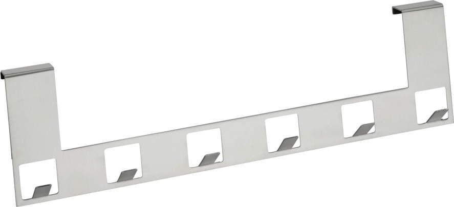 Závěsný věšák na dveře se 6 háčky ve stříbrné barvě Wenko Anzio WENKO