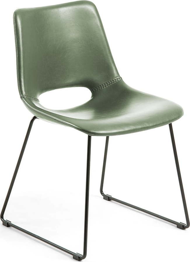 Zelená jídelní židle Kave Home Zahara Kave Home
