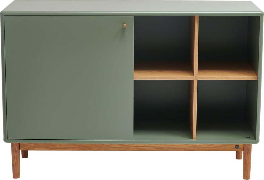 Zelená nízká komoda 118x80 cm Color Living - Tom Tailor for Tenzo Tom Tailor