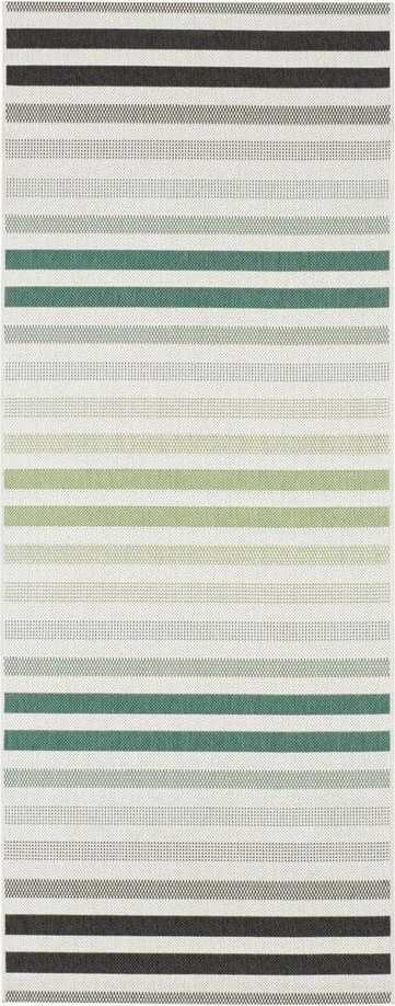 Zeleno-šedý venkovní koberec NORTHRUGS Paros