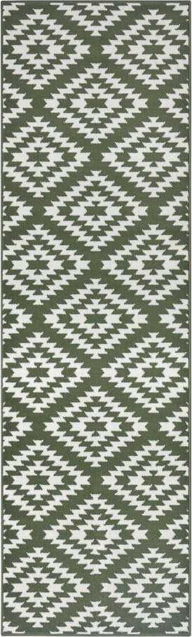 Zelený koberec běhoun 250x80 cm Nordic - Hanse Home Hanse Home