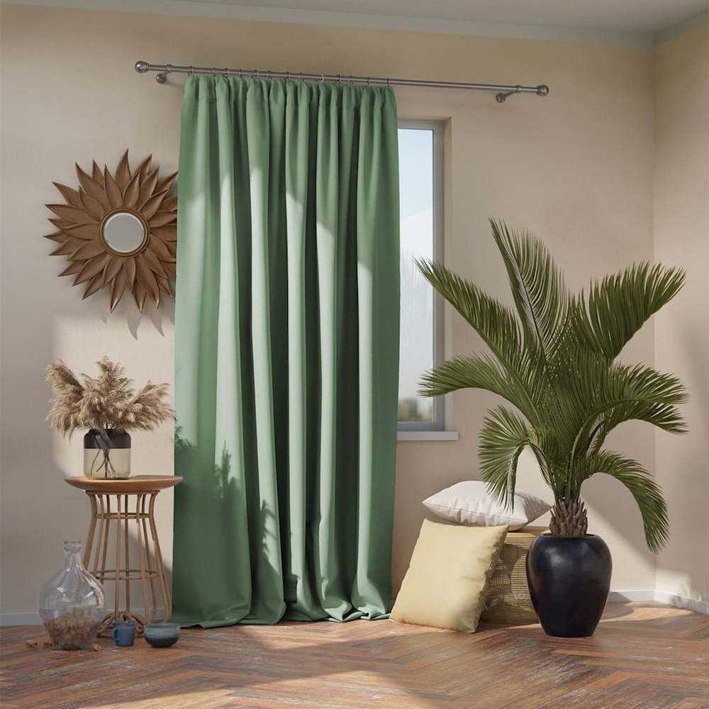 Zelený závěs AmeliaHome Pleat Mint
