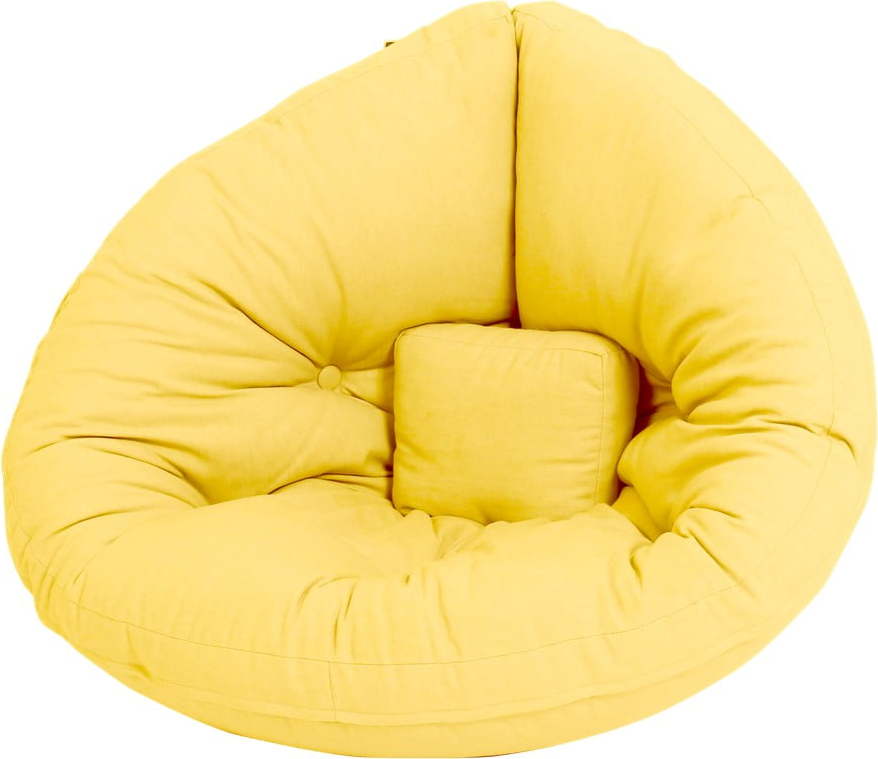 Žluté relaxační dětské křesílko Mini Nido - Karup Design Karup Design