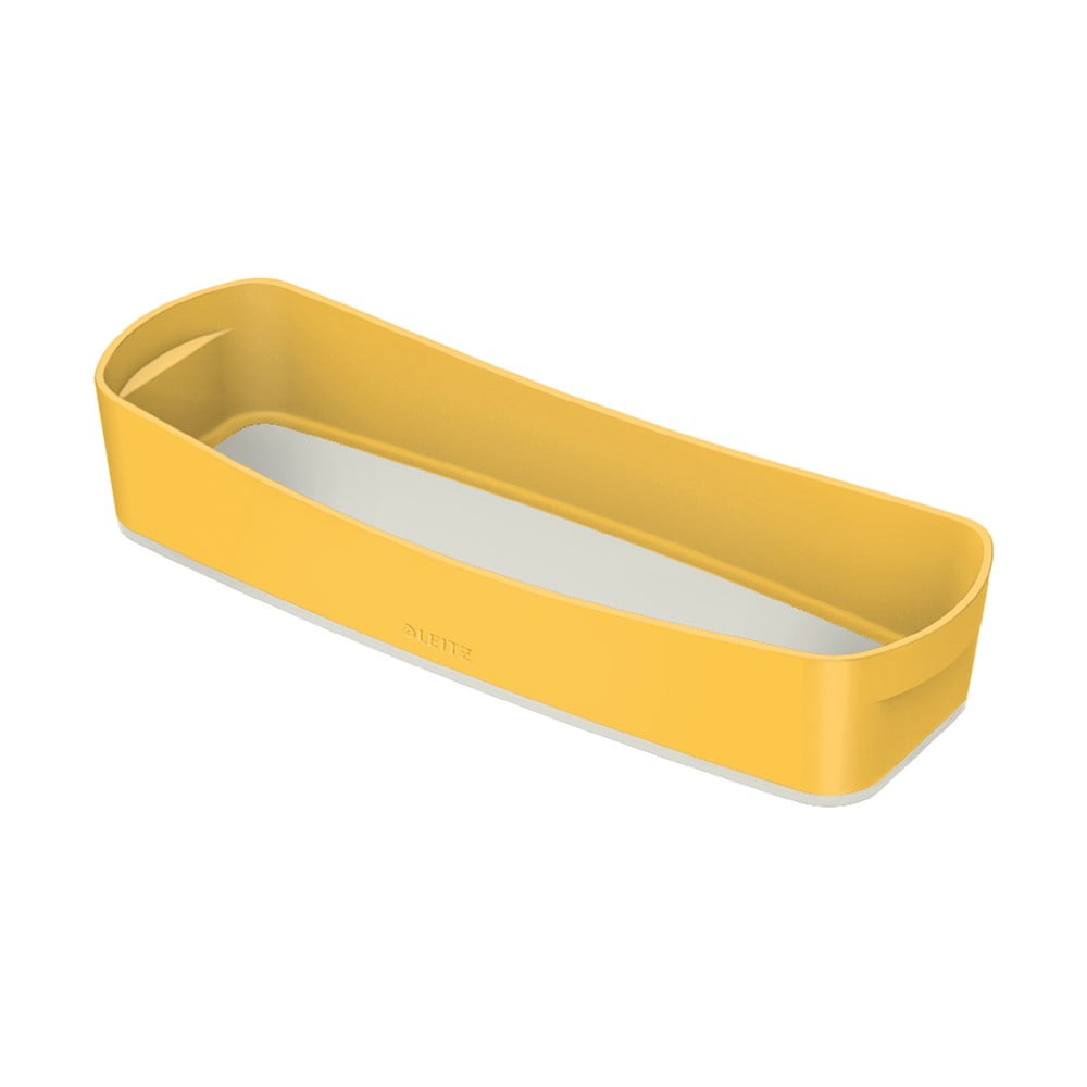 Žlutý stolní box s organizérem Leitz Cosy Leitz
