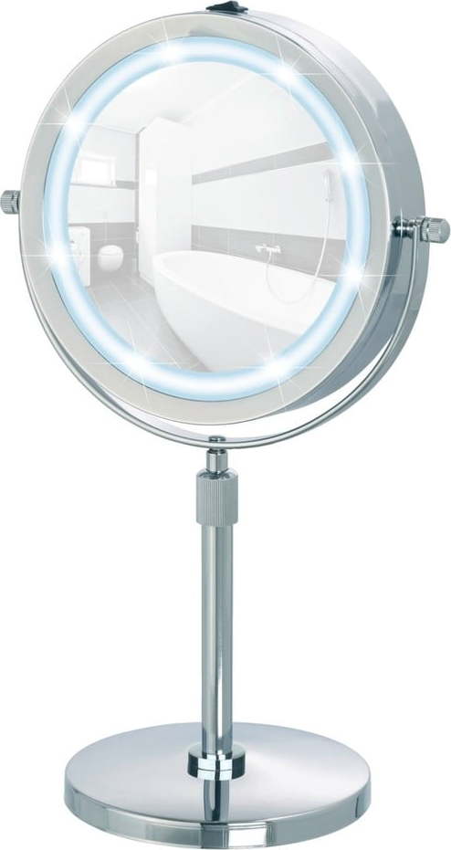 Zvětšovací stolní zrcadlo s LED světlem Wenko Lumi WENKO