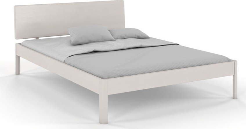 Bílá postel z borovicového dřeva 90x200 cm Ammer – Skandica SKANDICA