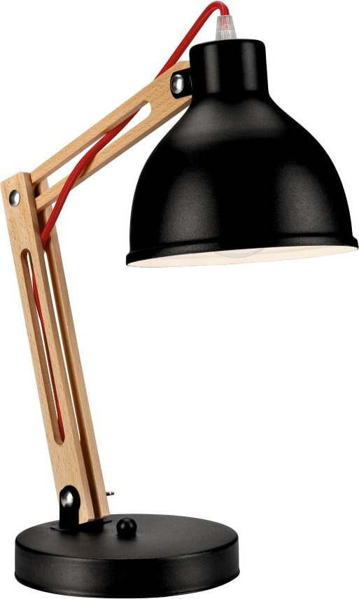 Černá stolní lampa LAMKUR Marcello LAMKUR