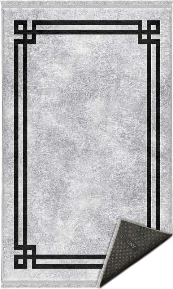 Černo-šedý koberec 80x150 cm – Mila Home Mila Home