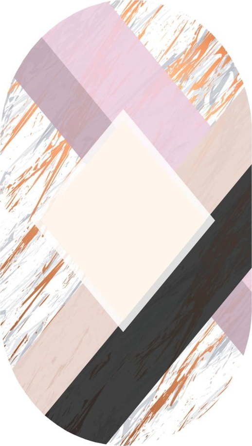 Růžový koberec 60x100 cm – Rizzoli Rizzoli