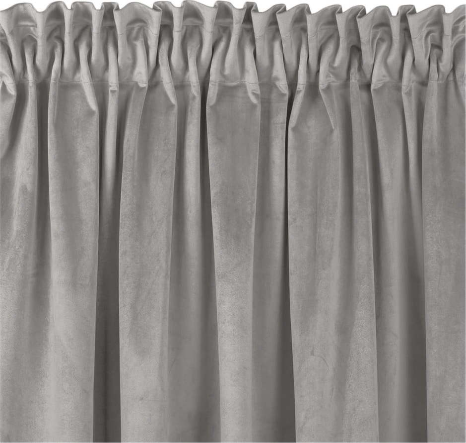 Šedý závěs 200x175 cm Vila – Homede HOMEDE