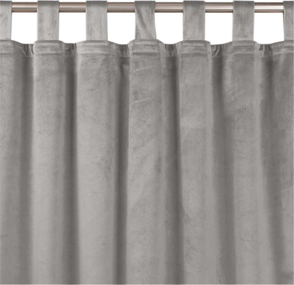 Šedý závěs 200x245 cm Vila – Homede HOMEDE