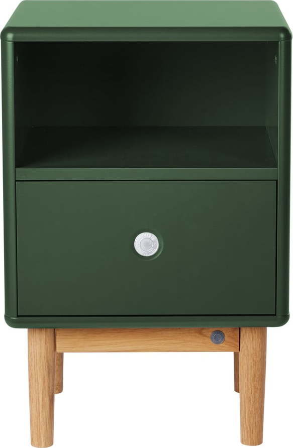 Tmavě zelený noční stolek Tom Tailor Color Box Tom Tailor