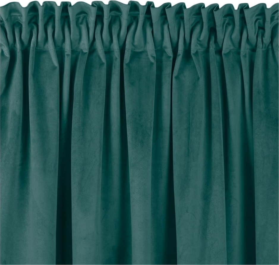 Tmavě zelený závěs 135x270 cm Vila – Homede HOMEDE