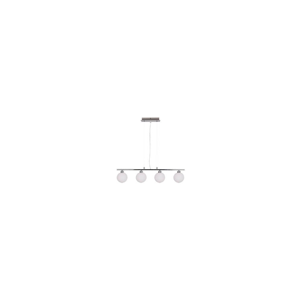 Závěsné svítidlo ve stříbrné barvě se skleněným stínidlem 10x70 cm Raisa – Candellux Lighting Candellux Lighting