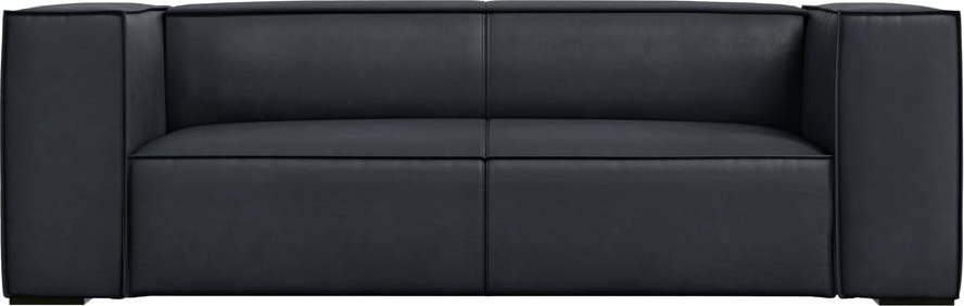 Černá kožená pohovka 212 cm Madame – Windsor & Co Sofas Windsor & Co Sofas