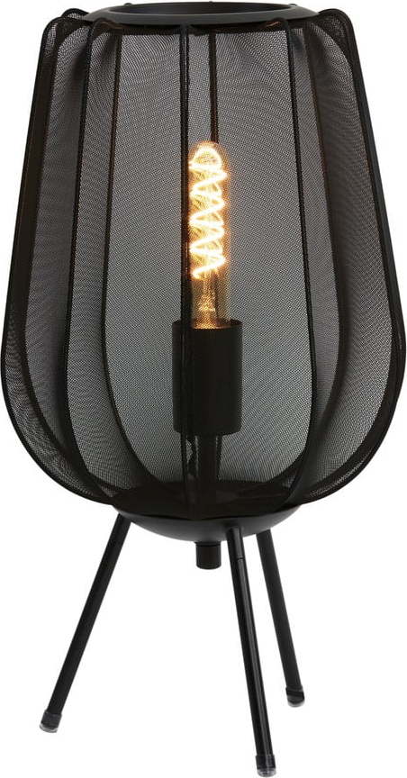 Černá stolní lampa (výška 45 cm) Plumeria – Light & Living Light & Living