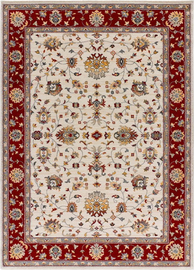 Červeno-krémový koberec 160x230 cm Classic – Universal Universal