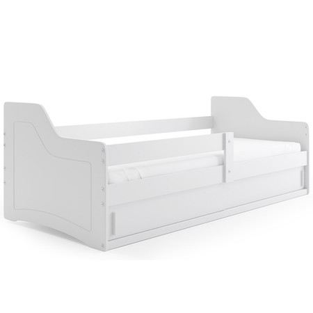 Dětská postel SOFIX s úložným prostorem 80x160 cm - bílá Bílá BMS
