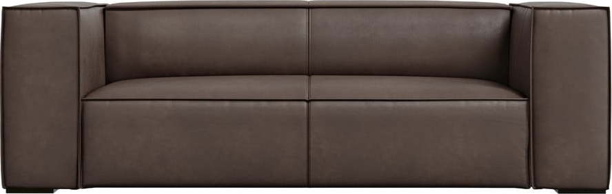 Hnědá kožená pohovka 212 cm Madame – Windsor & Co Sofas Windsor & Co Sofas