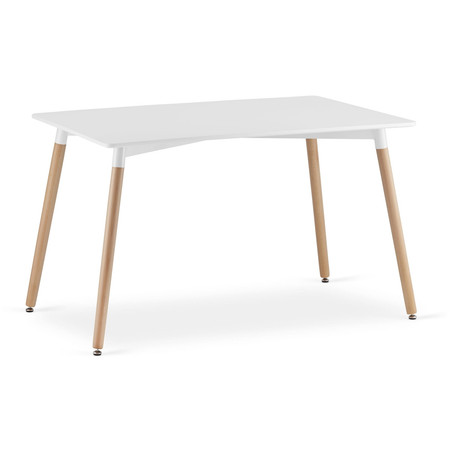 Jídelní stůl ADRIA 120x80 cm - dub/bílá SG-nábytek