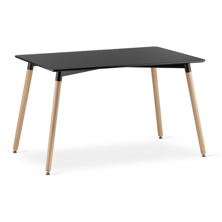 Jídelní stůl ADRIA 120x80 cm - dub/černá SG-nábytek