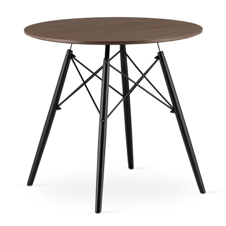 Jídelní stůl TODI 80 cm - černá/jasan SG-nábytek