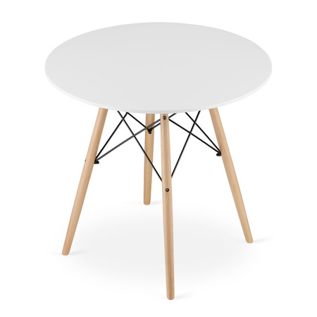 Jídelní stůl TODI 90 cm - dub/bílá SG-nábytek