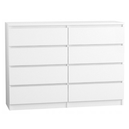 Komoda 140/8 cm - bílá SG-nábytek