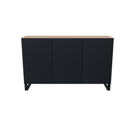 Komoda Leo Dub artisan/černá Furniture