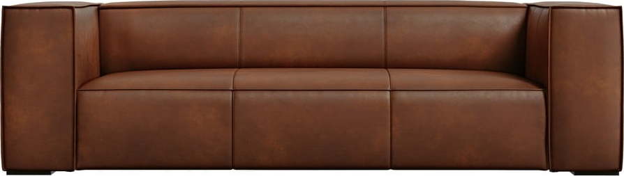 Koňakově hnědá kožená pohovka 227 cm Madame – Windsor & Co Sofas Windsor & Co Sofas