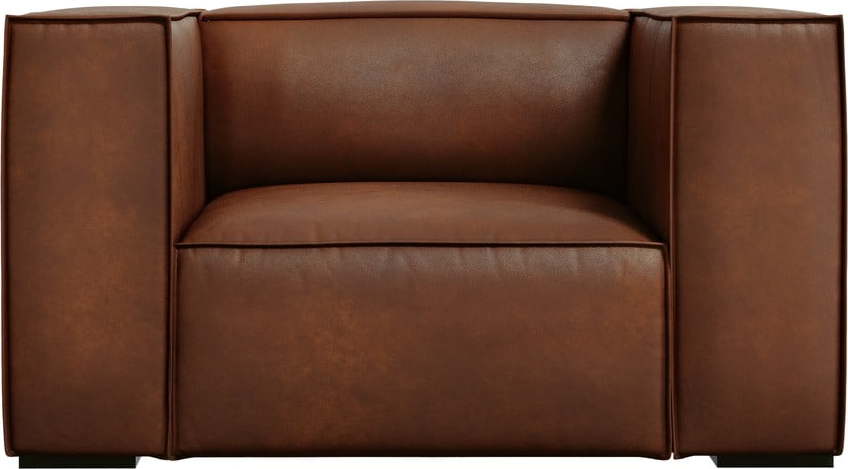 Koňakově hnědé kožené křeslo Madame – Windsor & Co Sofas Windsor & Co Sofas