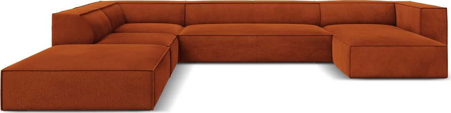 Oranžová rohová pohovka (levý roh) Madame – Windsor & Co Sofas Windsor & Co Sofas