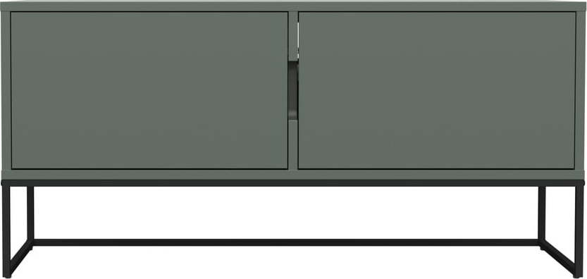 Šedozelený TV stolek 118x57 cm Lipp - Tenzo Tenzo