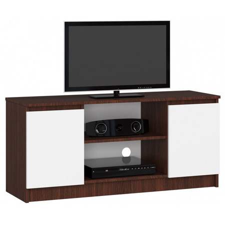 TV stolek RTV K120 wenge/bílá Akord