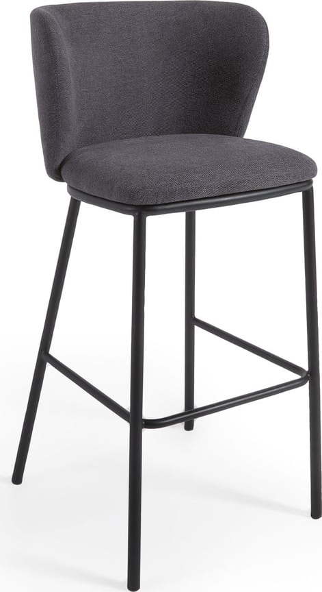 Tmavě šedé barové židle v sadě 2 ks 102 cm Ciselia – Kave Home Kave Home