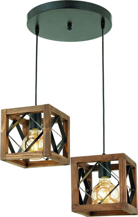 Závěsné svítidlo z habrového dřeva Zikzak Tepsili Opviq lights