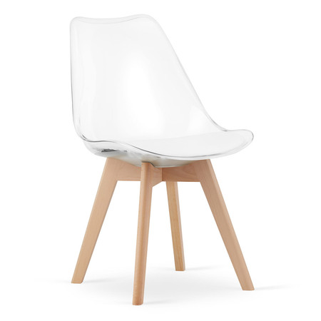 Židle MARK - dub/transparentní SG-nábytek