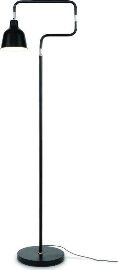 Černá stojací lampa s kovovým stínidlem (výška 150 cm) London – it's about RoMi IT´S ABOUT RoMi