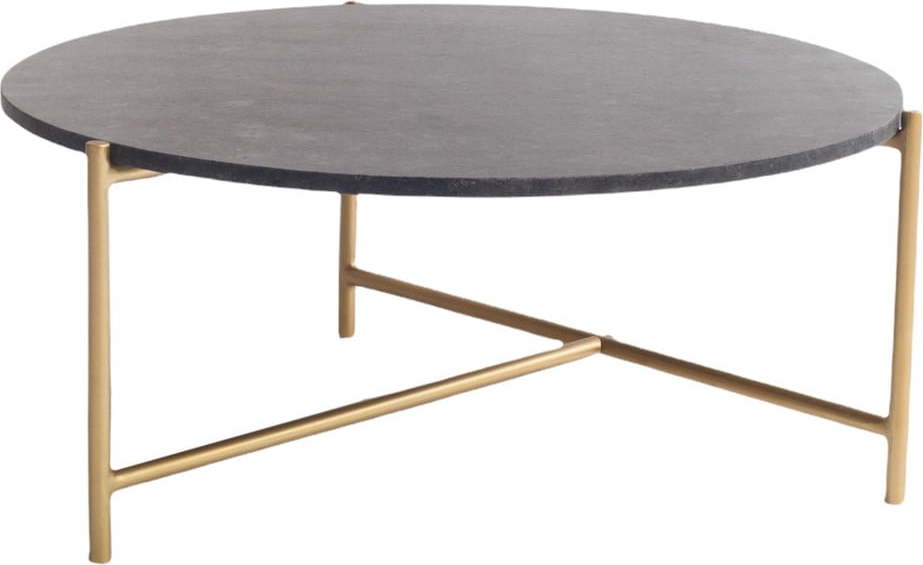 Konferenční stolek s černým mramorovou deskou Velvet Atelier
