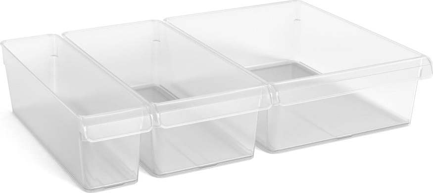 Plastový organizer do lednice 3 ks Fridge – Rotho ROTHO