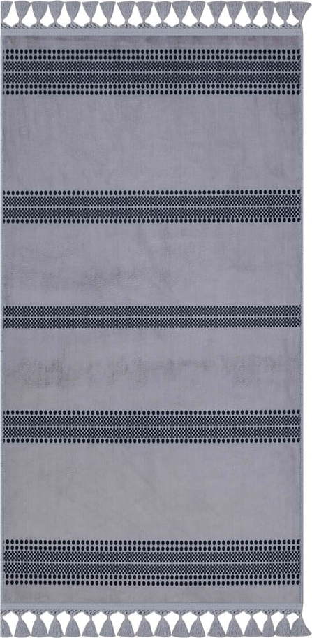 Šedý pratelný koberec 180x120 cm - Vitaus Vitaus