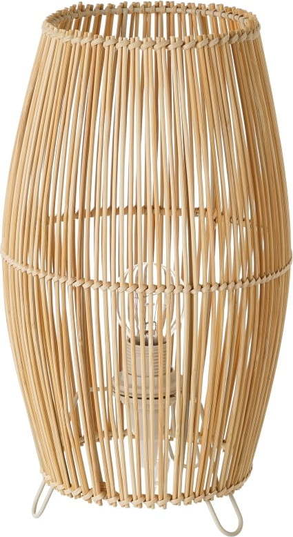 Bambusová stolní lampa v přírodní barvě s bambusovým stínidlem (výška 29 cm) Natural Way – Casa Selección Casa Selección