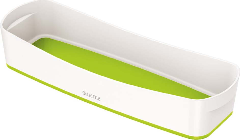 Bílo-zelený plastový organizér na psací potřeby MyBox - Leitz Leitz